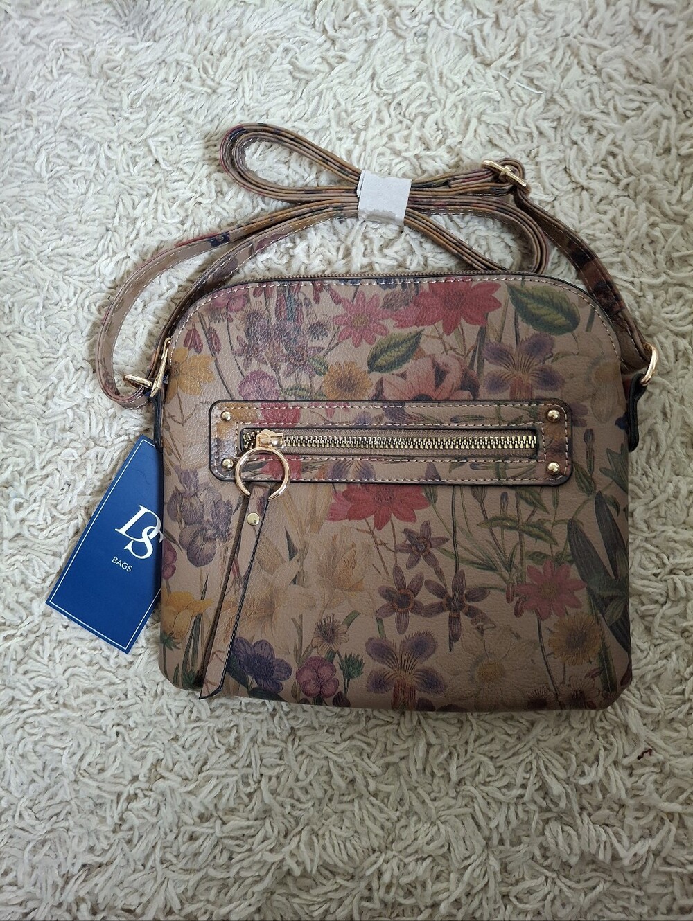 DS Floral Crossbody Bag